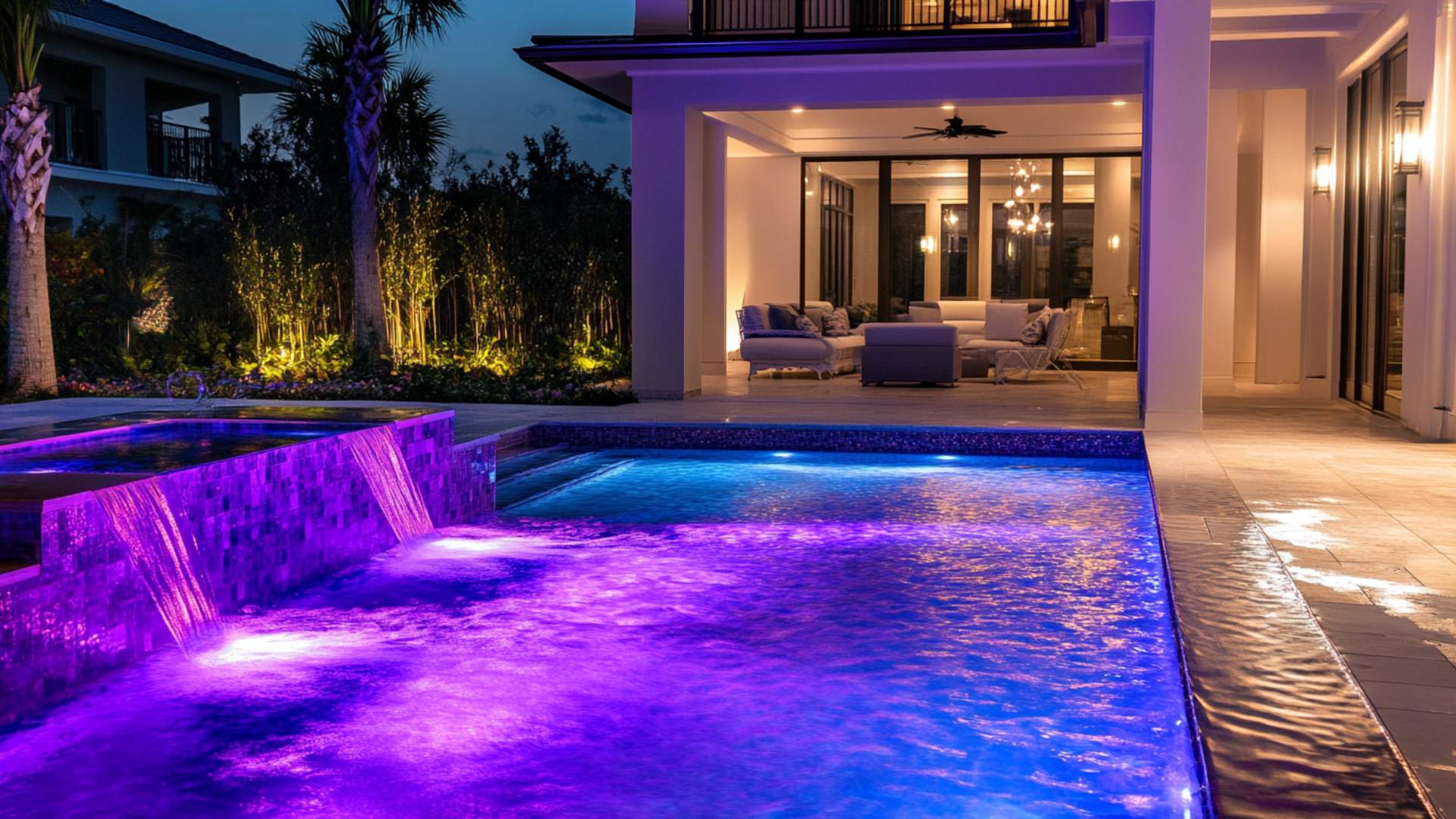 Smart Pool Lighting