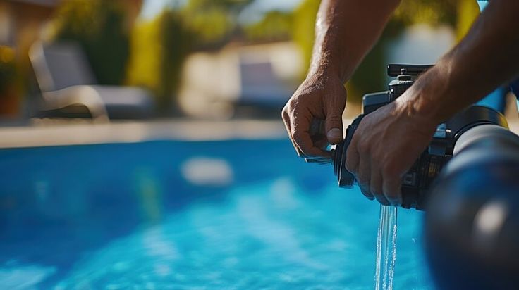 Crystal-clear pool Spring TX — AquaLit Pool Care
